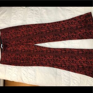 Zara snake print pants